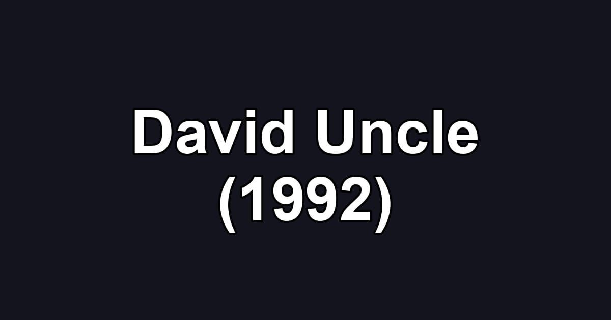 David Uncle (1992)