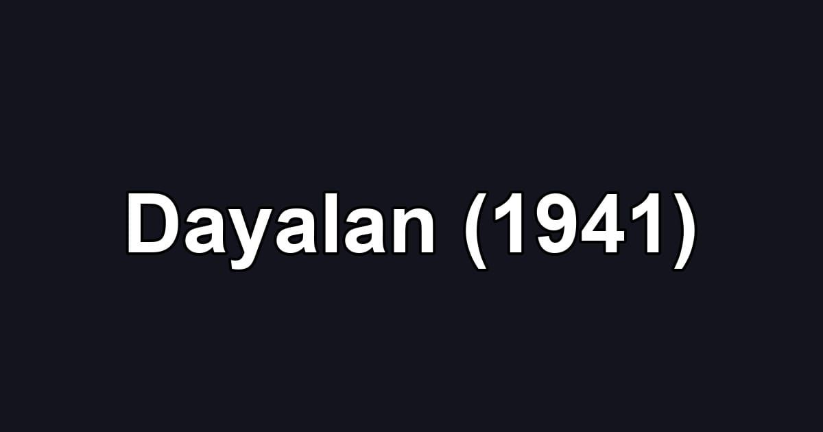 Dayalan (1941)