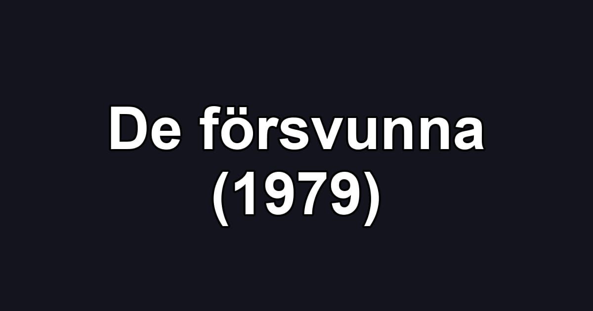 De försvunna (1979)