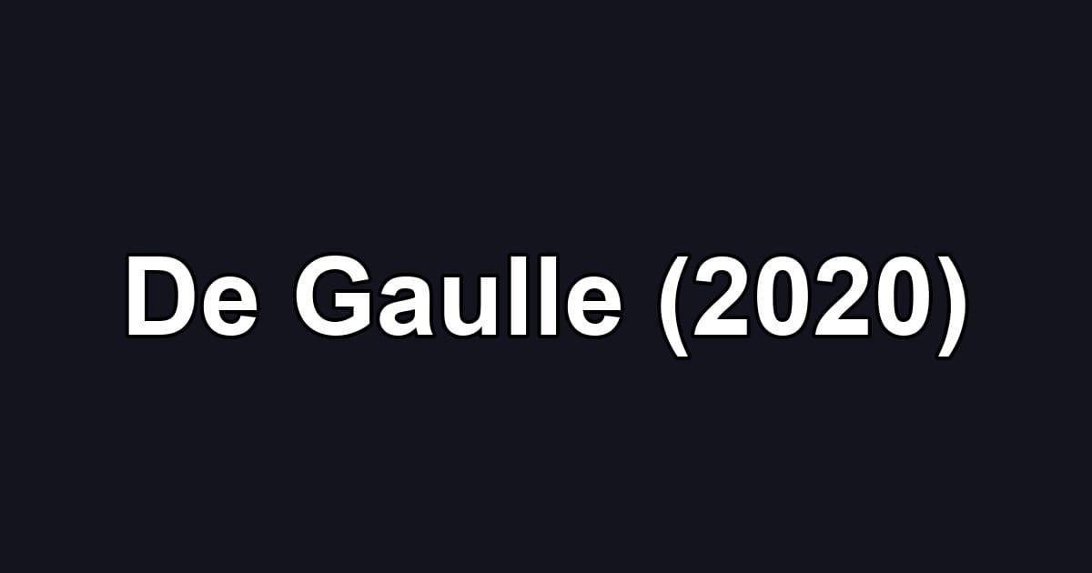 De Gaulle (2020)