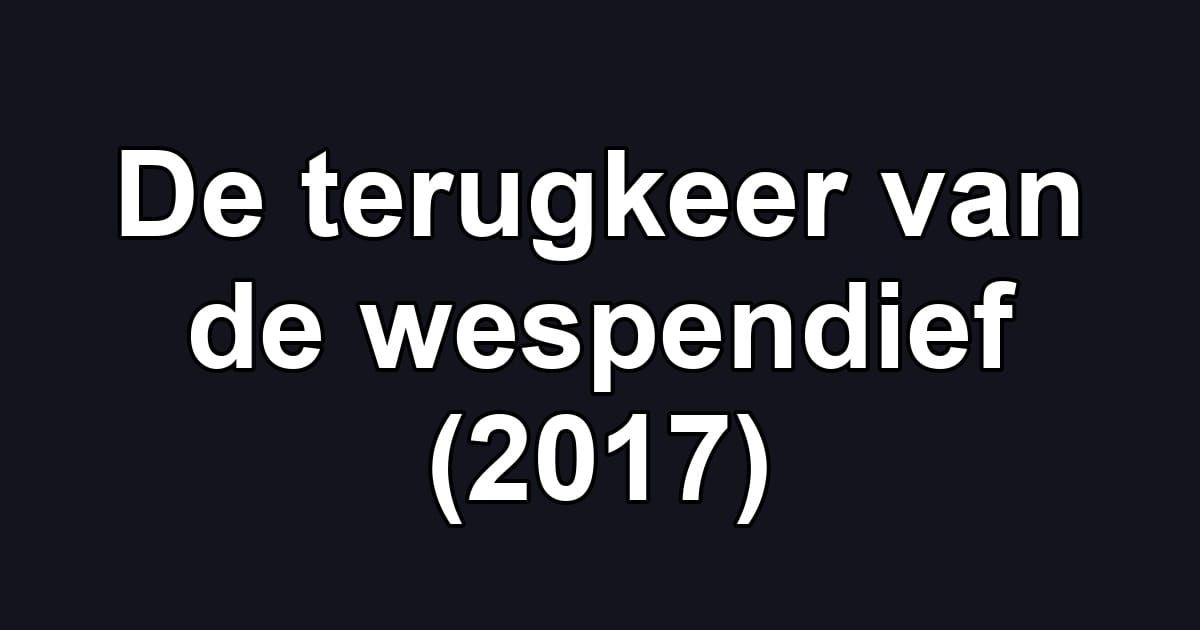 De terugkeer van de wespendief (2017)
