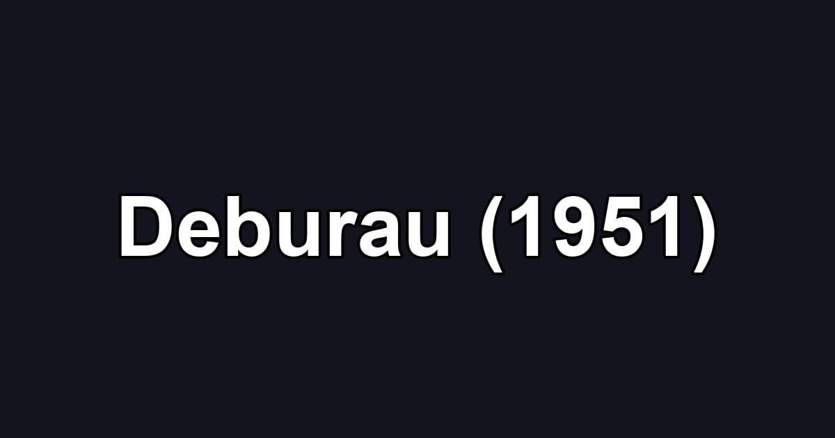 Deburau (1951)