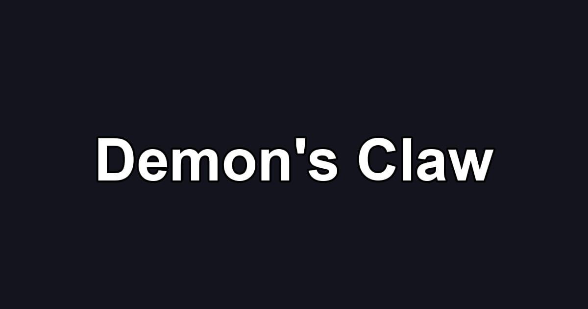 Demon's Claw