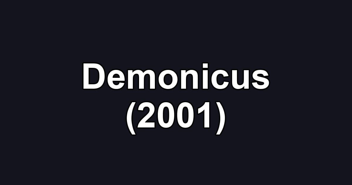 Demonicus (2001)