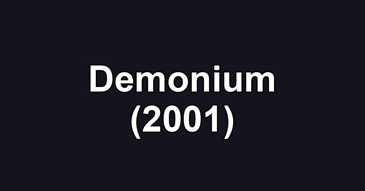 Demonium (2001)