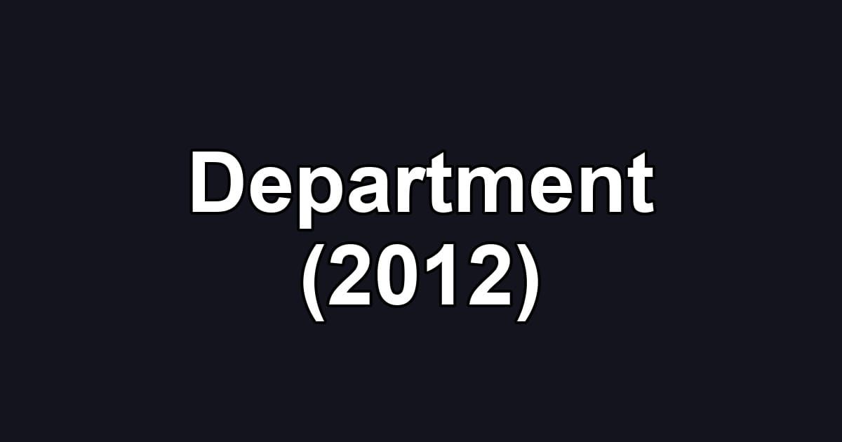 Department (2012)