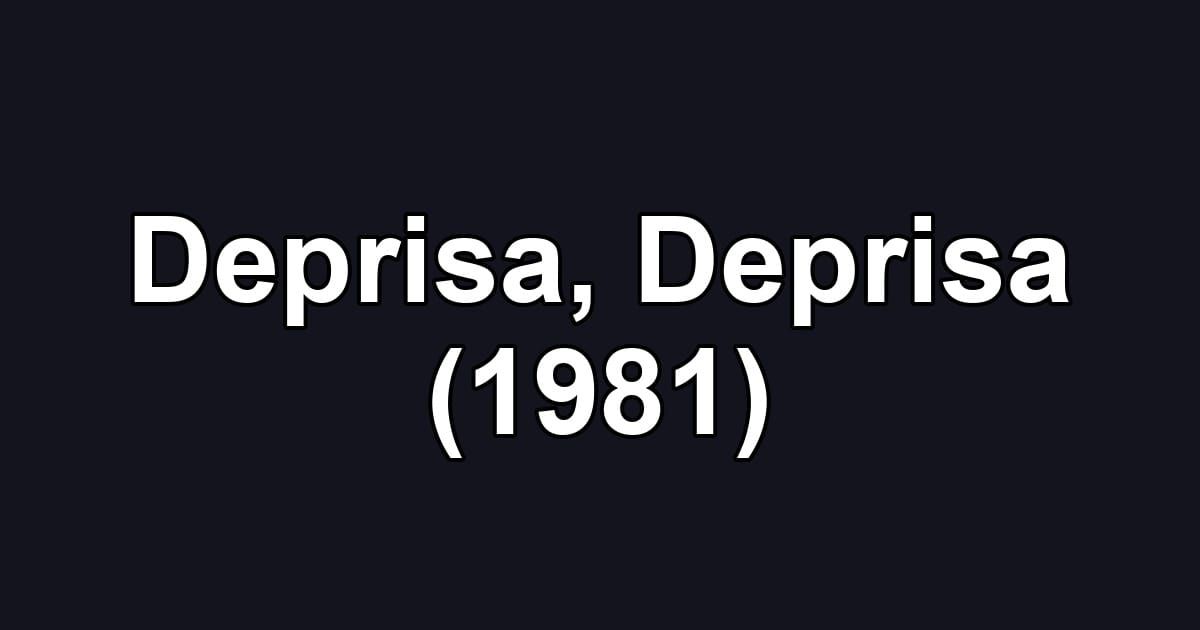 Deprisa, Deprisa (1981)