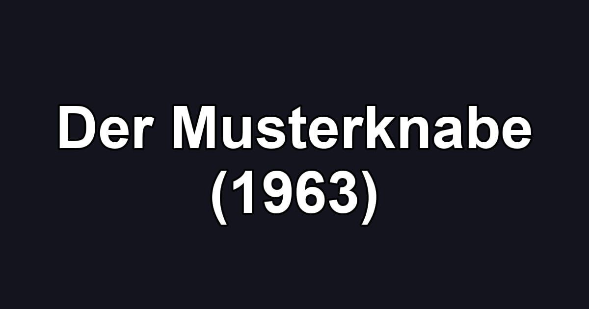 Der Musterknabe (1963)