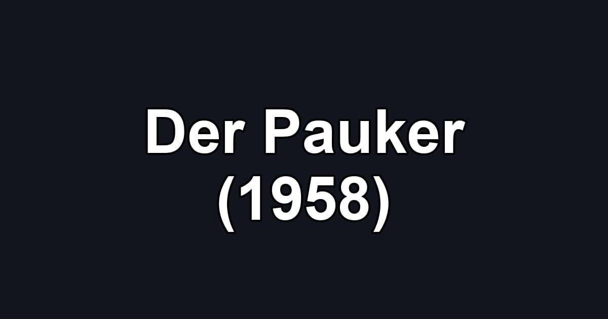 Der Pauker (1958)
