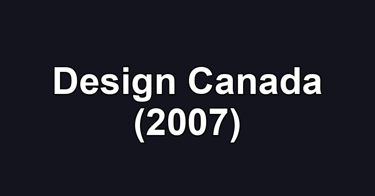 Design Canada (2007)
