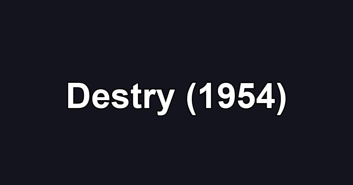 Destry (1954)