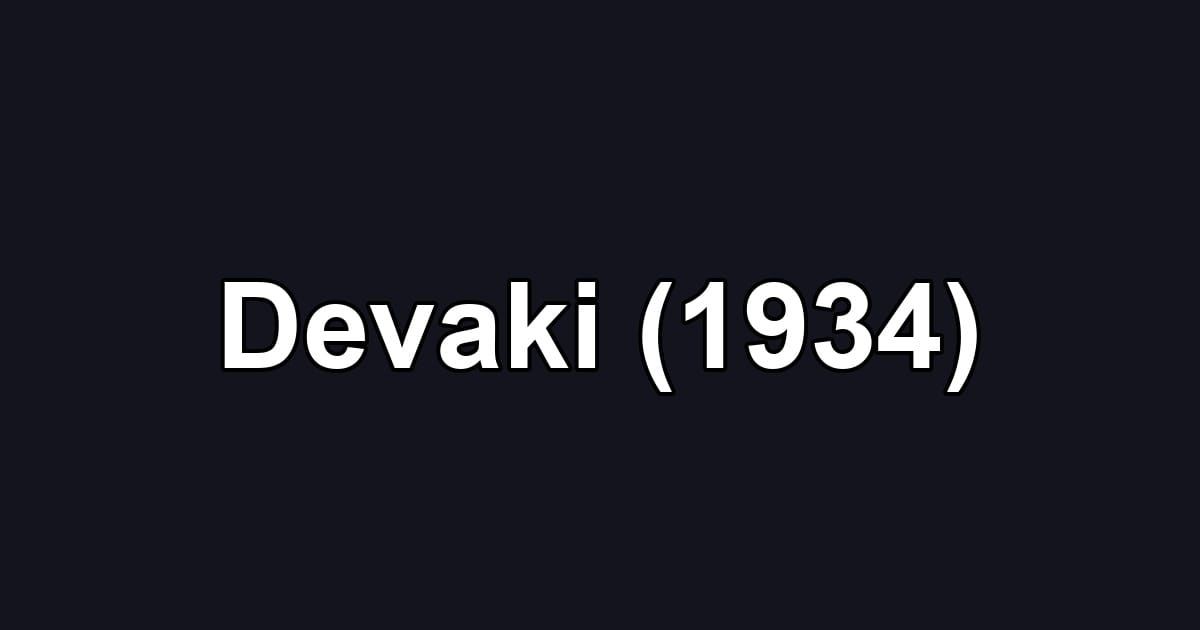 Devaki (1934)