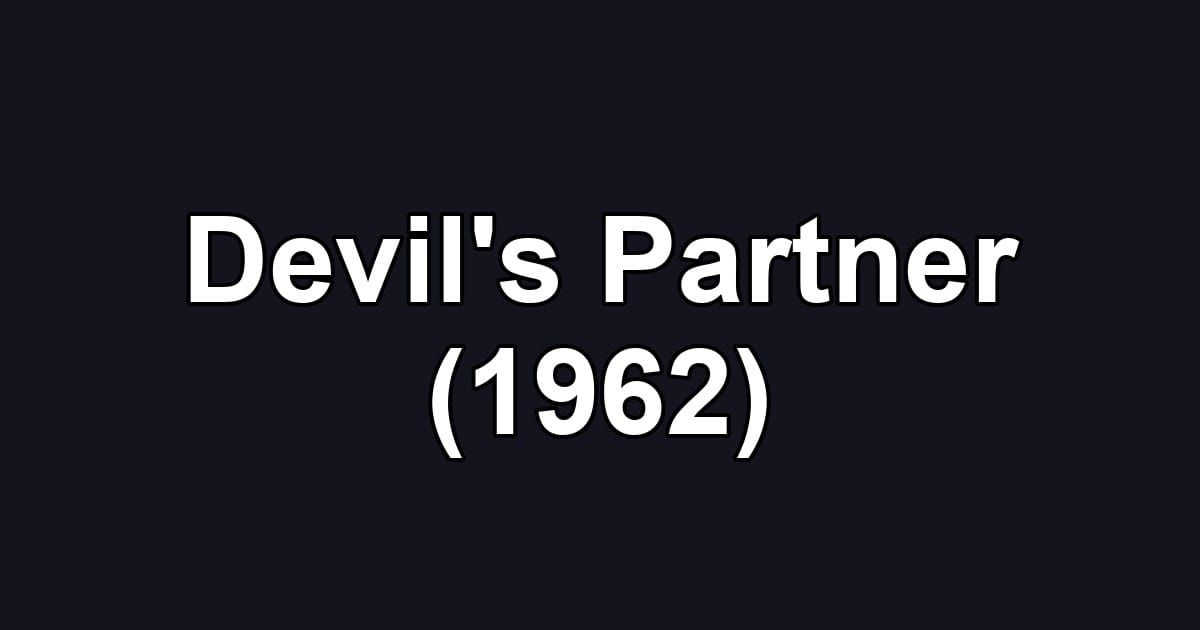 Devil's Partner (1962)