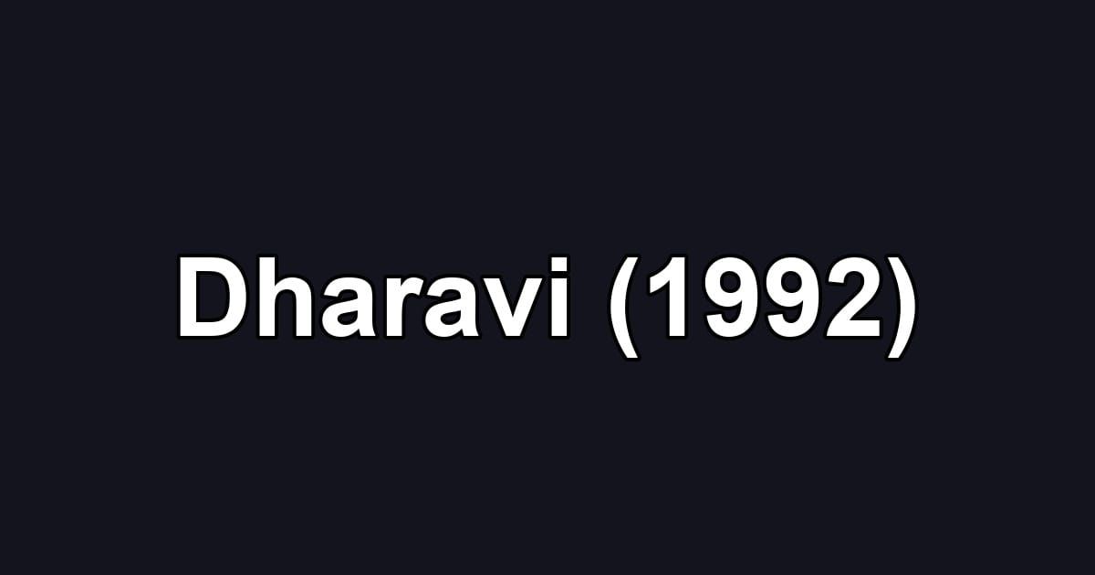 Dharavi (1992)