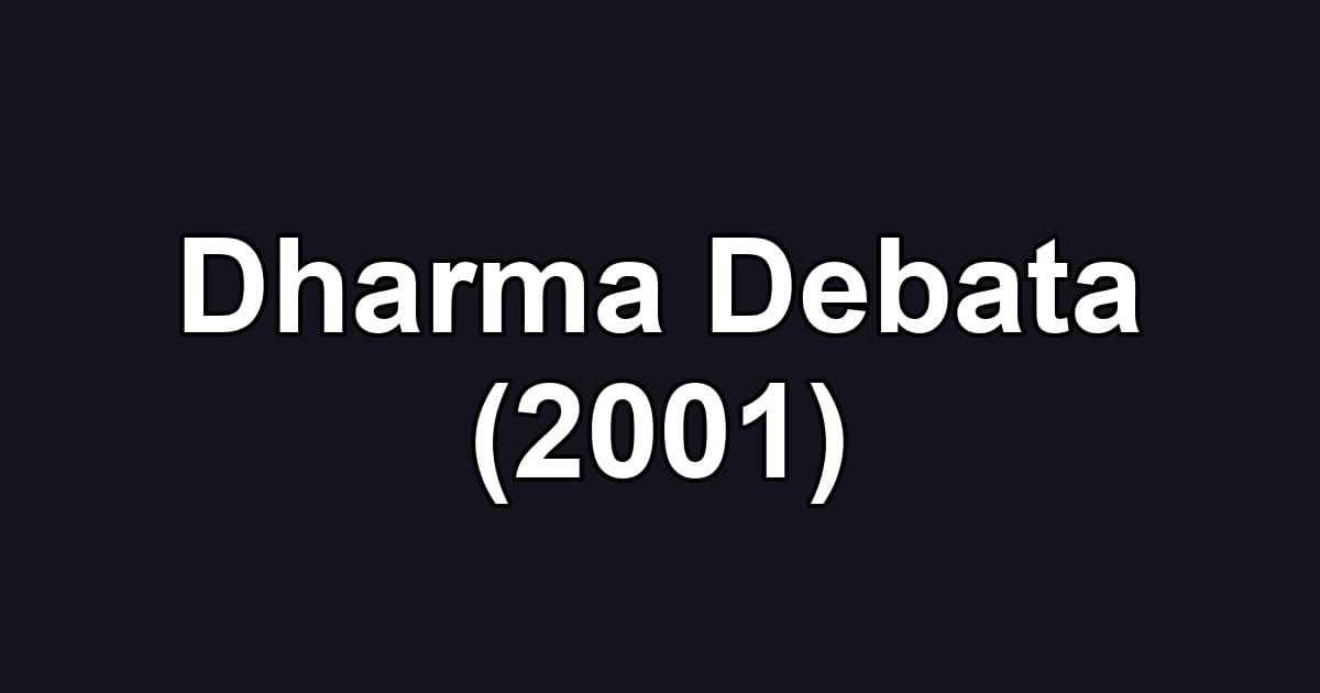 Dharma Debata (2001)