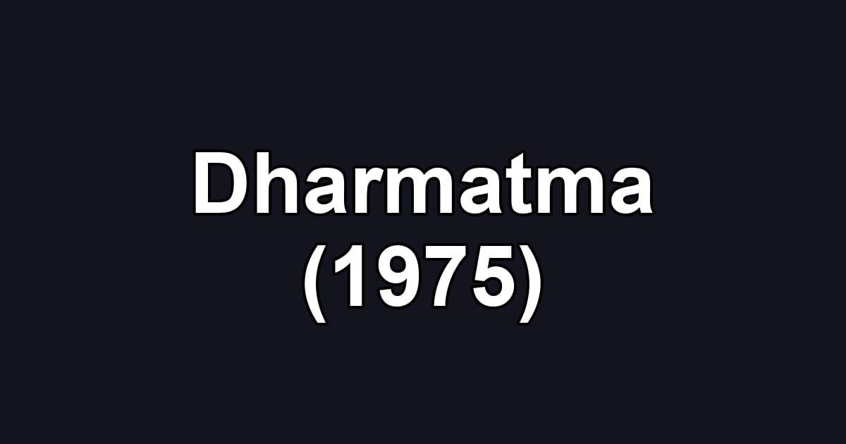 Dharmatma (1975)