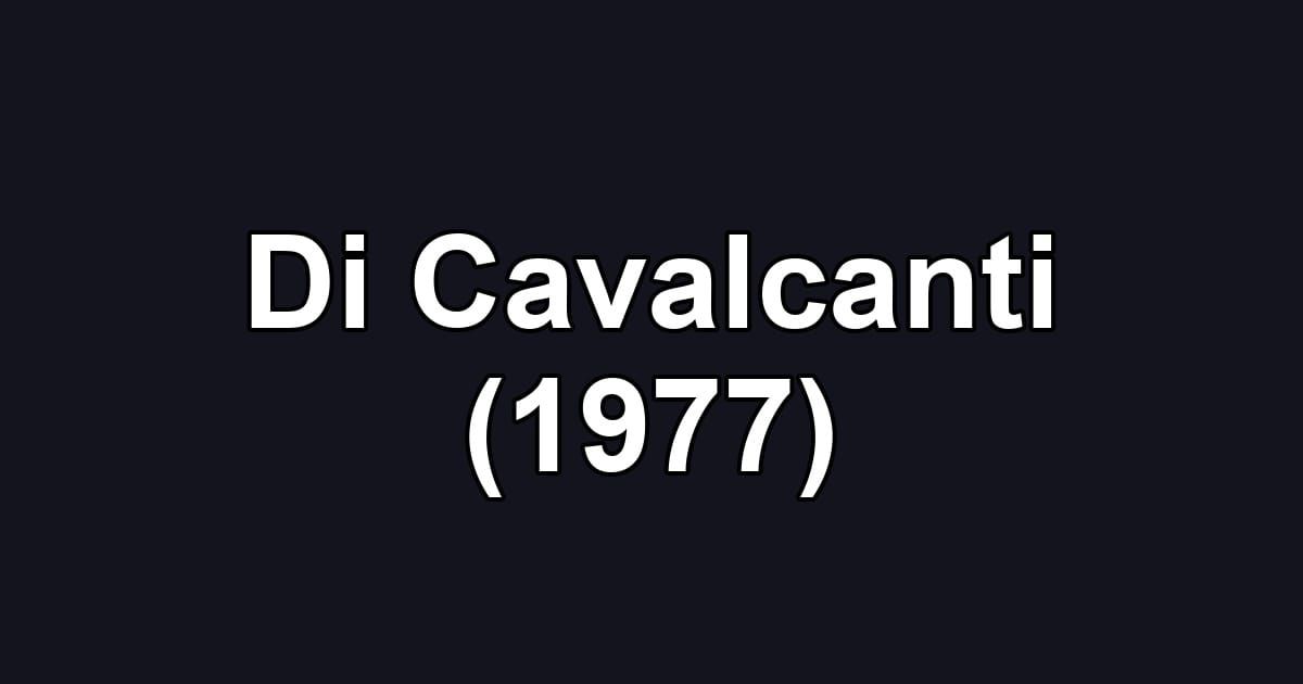 Di Cavalcanti (1977)