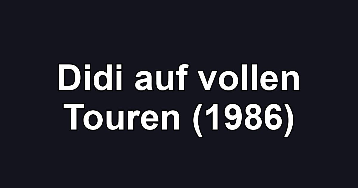 Didi auf vollen Touren (1986)