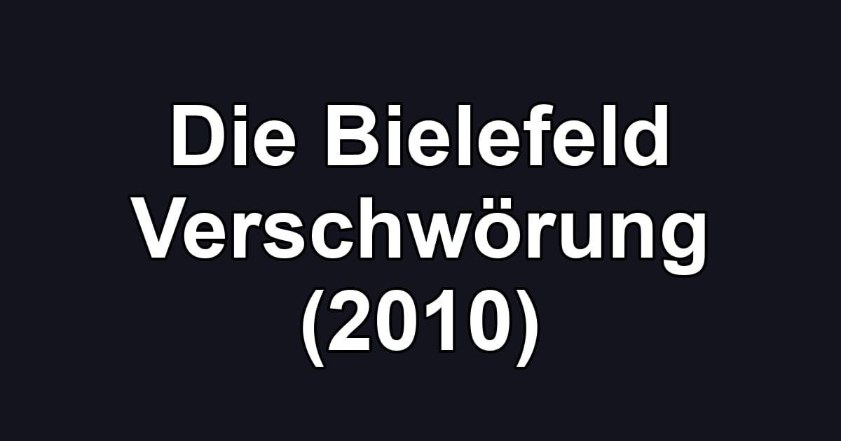 Die Bielefeld Verschwörung (2010)