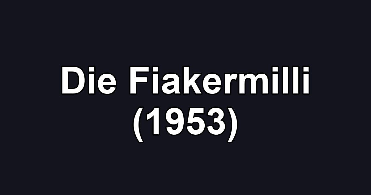 Die Fiakermilli (1953)