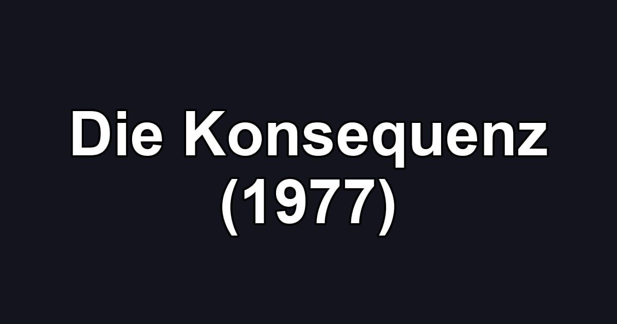 Die Konsequenz (1977)