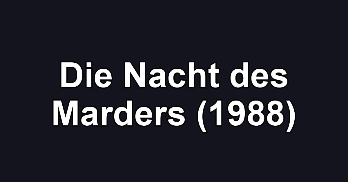 Die Nacht des Marders (1988)