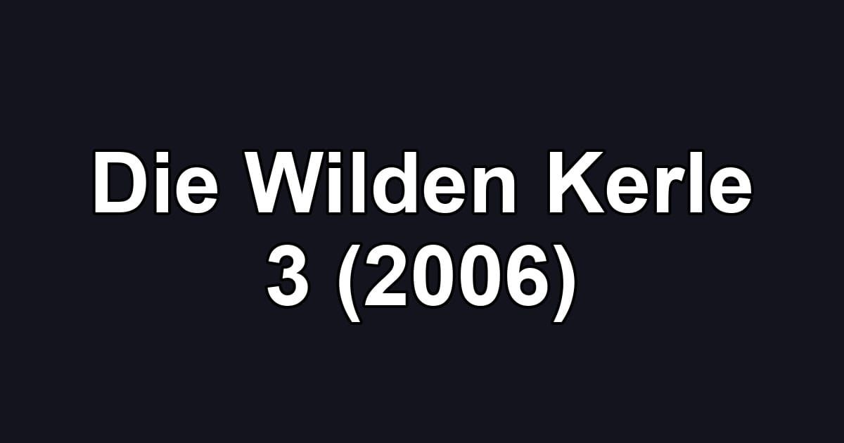 Die Wilden Kerle 3 (2006)