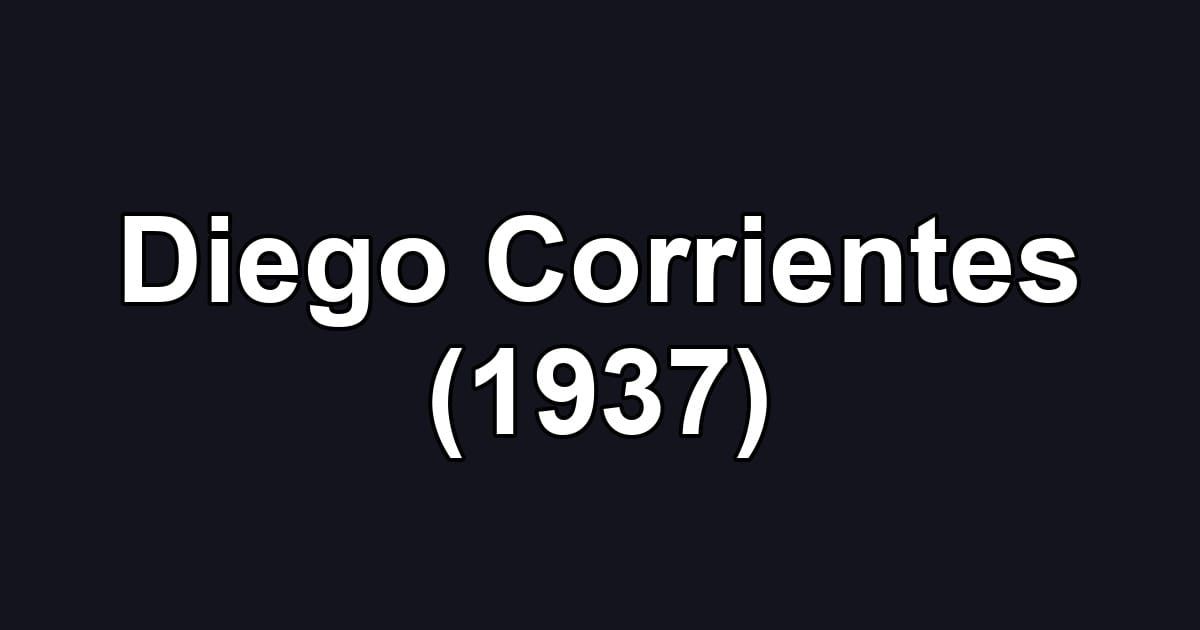 Diego Corrientes (1937)