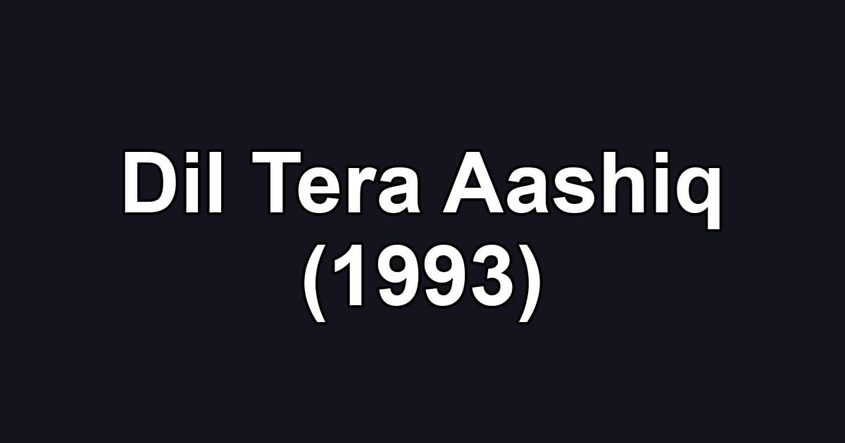 Dil Tera Aashiq (1993)