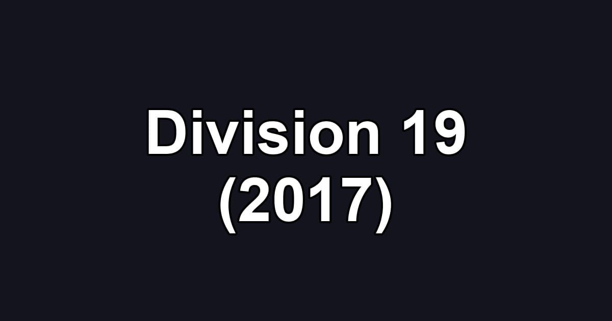 Division 19 (2017)