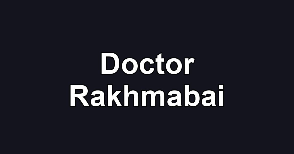 Doctor Rakhmabai
