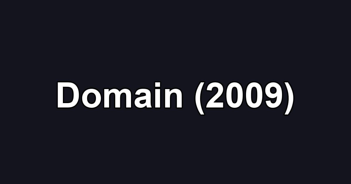 Domain (2009)