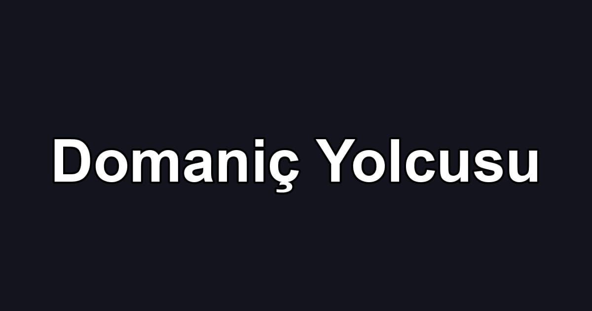 Domaniç Yolcusu