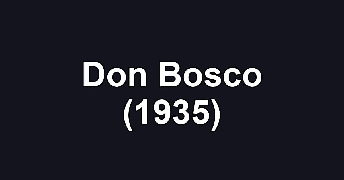 Don Bosco (1935)