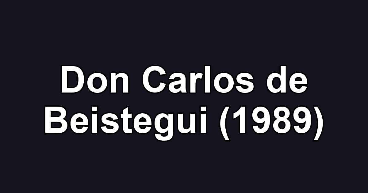 Don Carlos de Beistegui (1989)