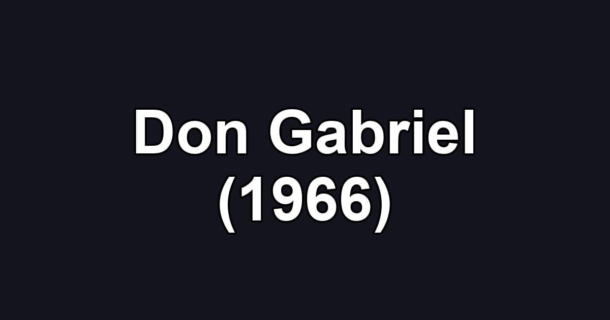 Don Gabriel (1966)
