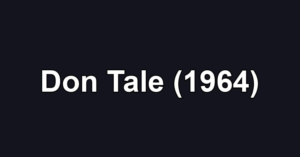 Don Tale (1964)