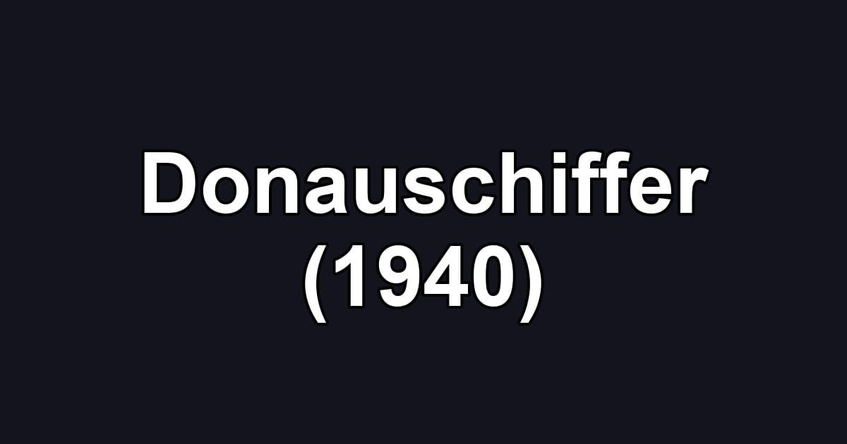 Donauschiffer (1940)