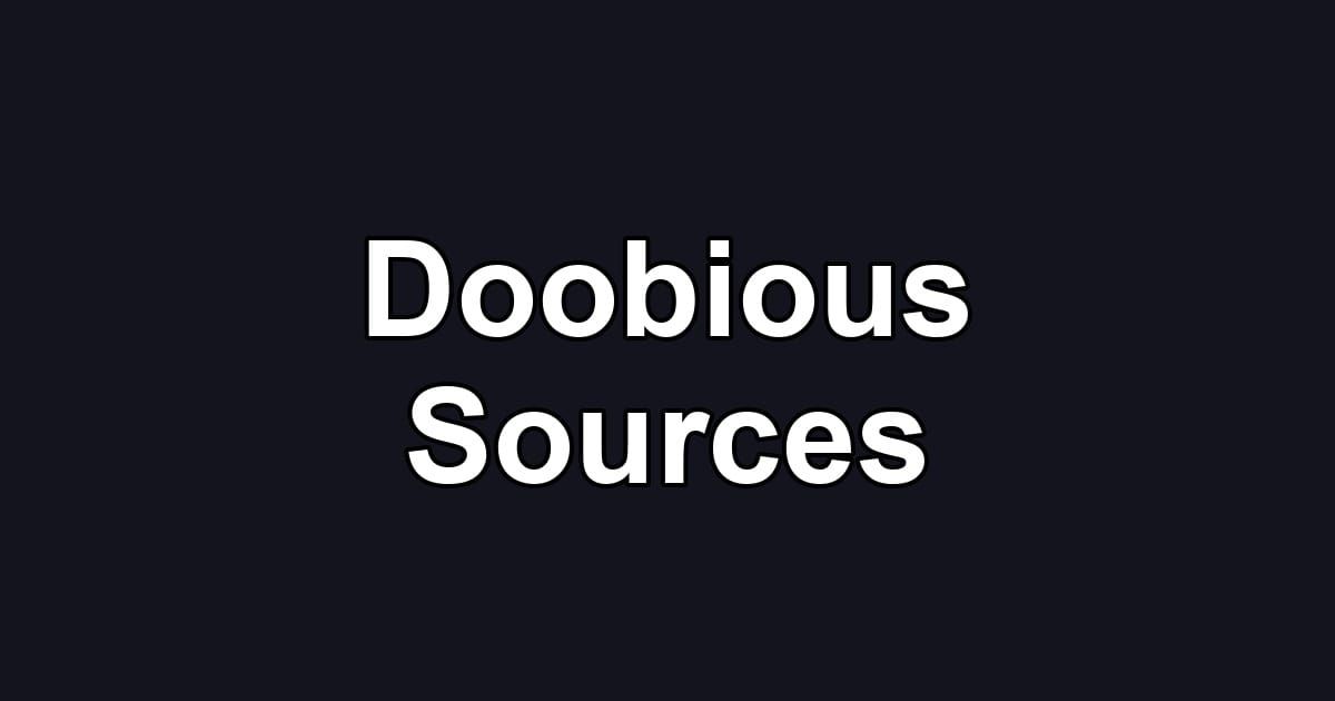 Doobious Sources