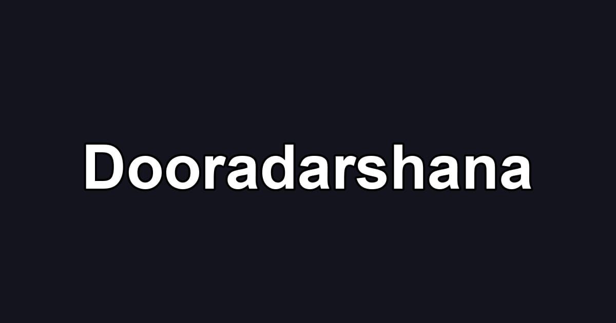 Dooradarshana