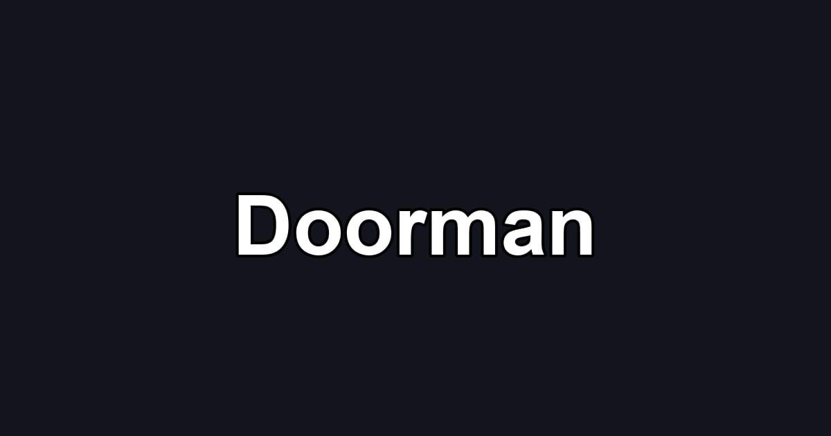 Doorman