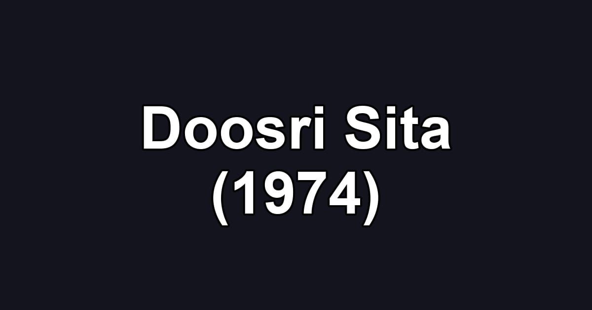 Doosri Sita (1974)
