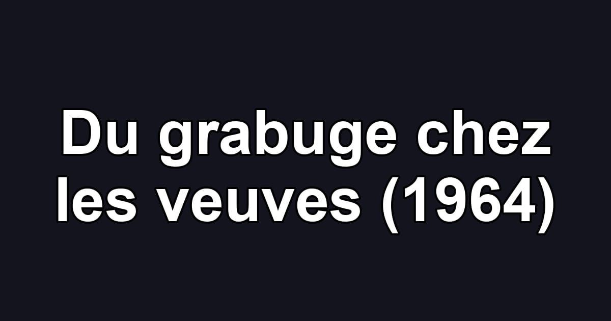 Du grabuge chez les veuves (1964)