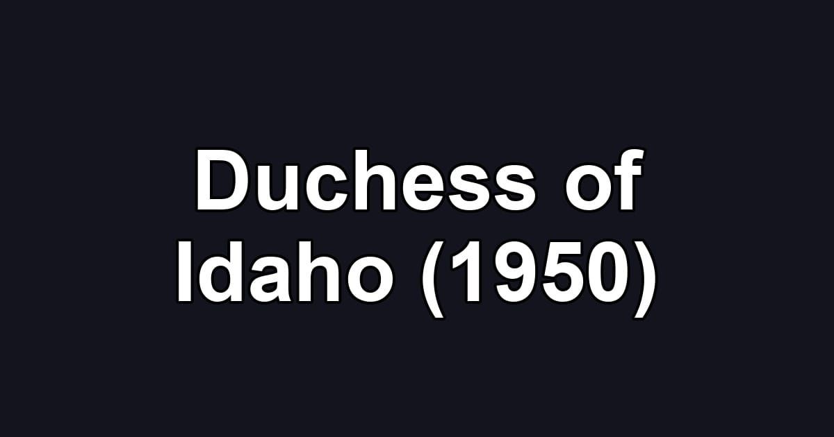 Duchess of Idaho (1950)