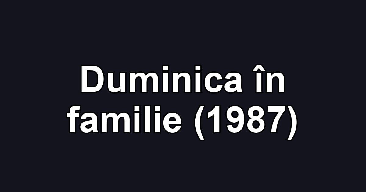 Duminica în familie (1987)