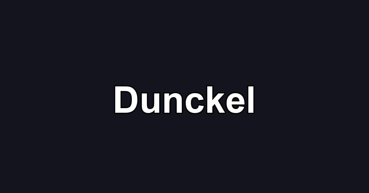 Dunckel