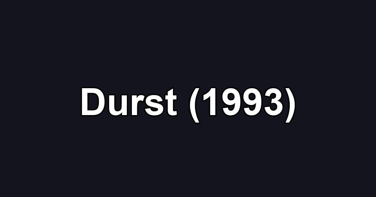 Durst (1993)