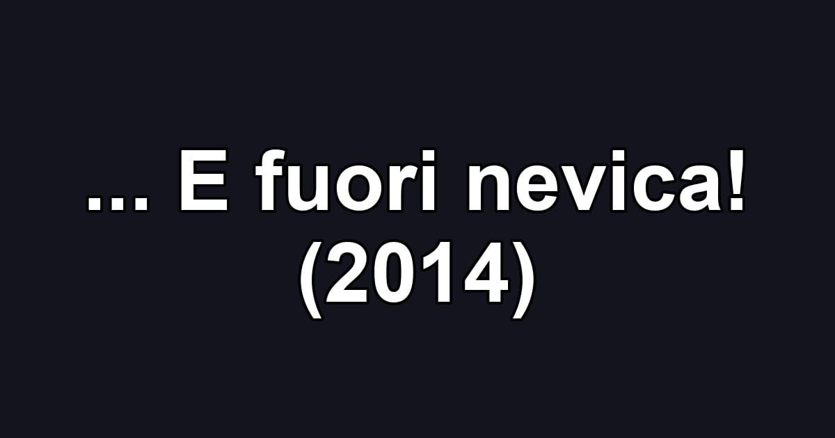 ... E fuori nevica! (2014)