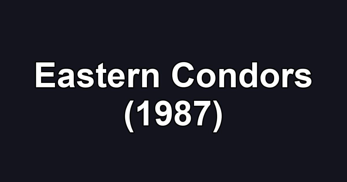Eastern Condors (1987)