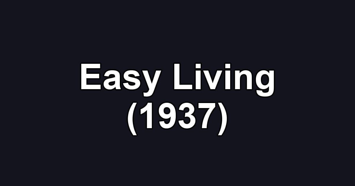 Easy Living (1937)